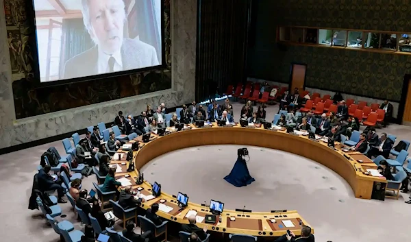 UN security council session on Russia's military operation. (Twitter)