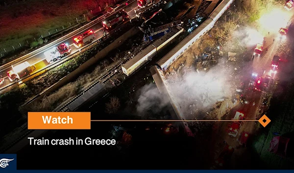 Train crash in Greece