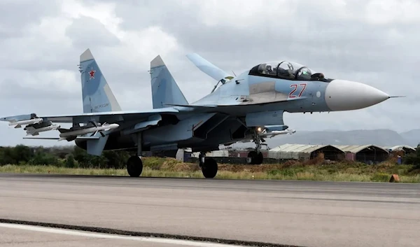 A Russian Sukhoi Su-35 during a military drill (AFP)