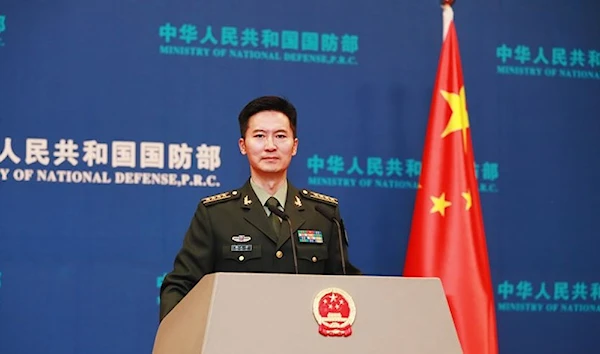 Spokesperson for China's Ministry of National Defense Senior Colonel Tan Kefei (People's Republic of China Ministry of National Defense ).