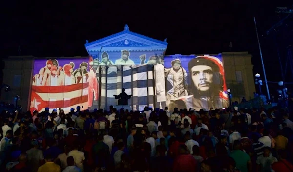 A picture from the conclusion of the Patria Forum in Cuba, with the participation of thousands from different countries of the world.