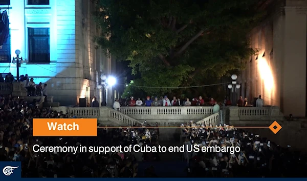 Ceremony in support of Cuba to end US embargo