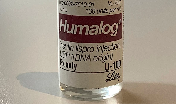 Photo shows a vial of Eli Lilly's Humalog insulin in New York (AP).