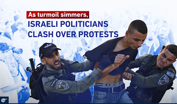 As turmoil simmers, Israeli politicians clash over protests