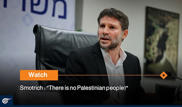 Smotrich : "There is no Palestinian people!"