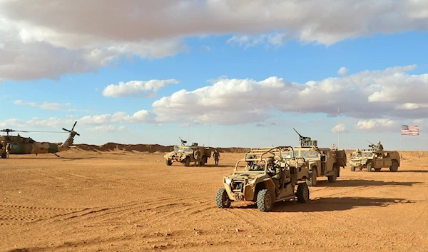 5th SFG (A) operators in a landing zone at Al-Tanf, November 2017.