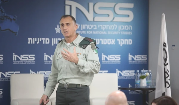 Chief of IOF Military Intelligence during a conference held by the Institute (INSS)