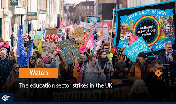 The education sector strikes in the UK