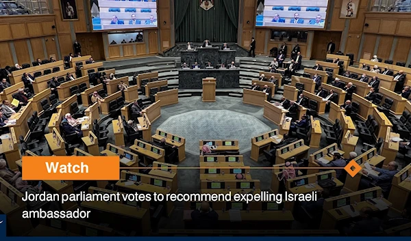 Jordan parliament votes to recommend expelling Israeli ambassador