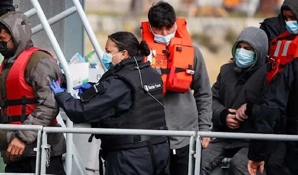 Refugees crossing from mainland Europe to the UK via the English Channel. (Reuters)