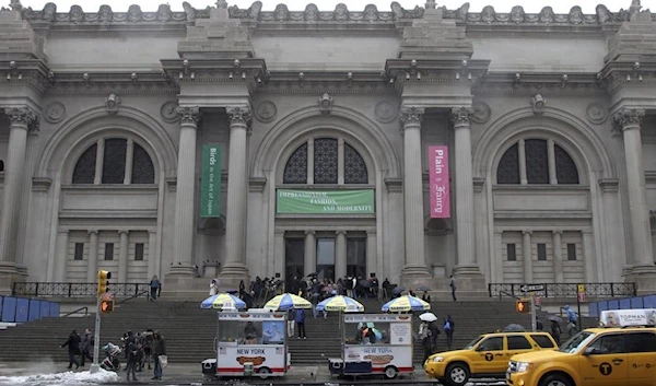 The exterioir of the Metropolitan Museum of Art in New York appears on March 19, 2013 (AP)