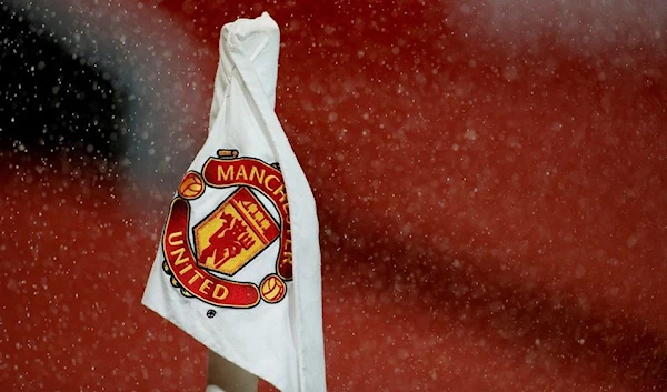 Soccer Football - Premier League - Manchester United v Manchester City - Old Trafford, Manchester, Britain - December 12, 2020 General view of the Manchester United crest on a corner flag before the match Pool (Reuters)