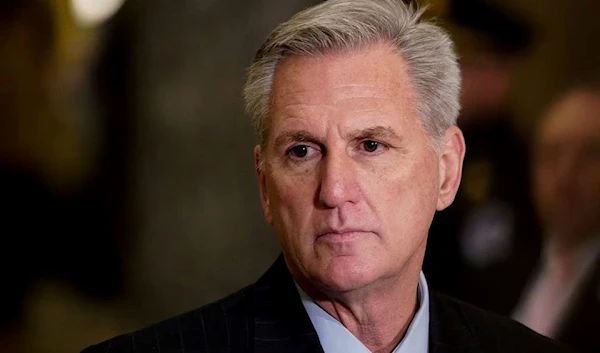 U.S. Speaker of the House Kevin McCarthy (R-CA) speaks to reporters at the U.S. Capitol in Washington, U.S., January 12, 2023. (Reuters)