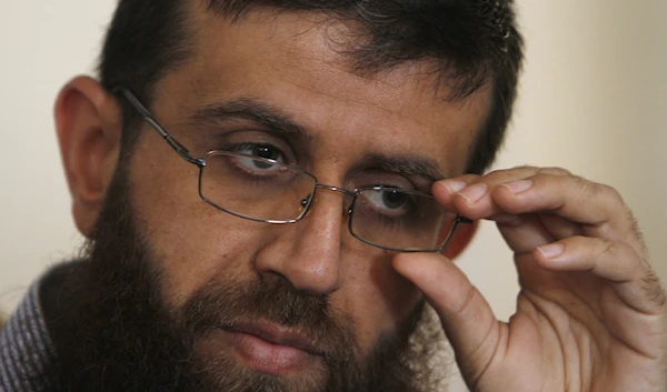 Palestinian Islamic Jihad official prisoner Khader Adnan in an undated photo (news websites)