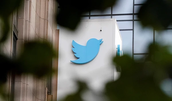 A sign at Twitter headquarters is shown in San Francisco, Dec. 8, 2022 (AP)