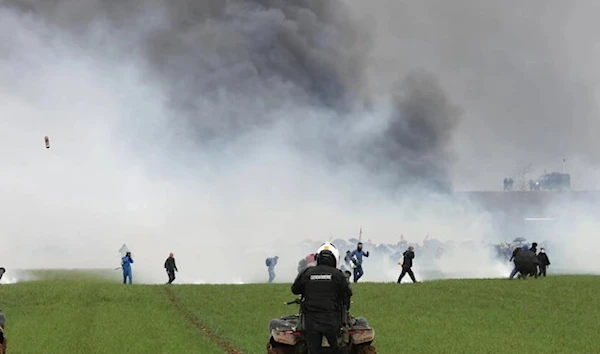 French police fired thousands of tear gas grenades at protesters. (AFP)