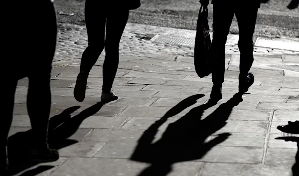 Workers walk in the City of London, Britain, September 21, 2018. Picture taken September 21, 2018. (Reuters)