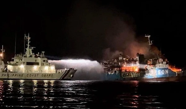 12 people died after fire rips through Philippine ferry