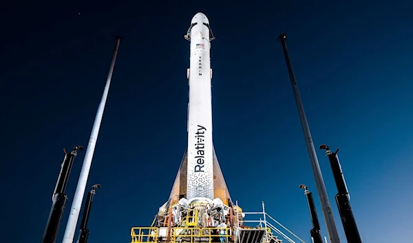 Relativity Space’s Terran 1 rocket on Launch Complex 16 at Cape Canaveral Space Force Station (Relativity Space).