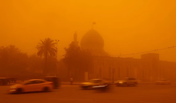 515 patients suffering from respiratory issues due to Iraq dust storm