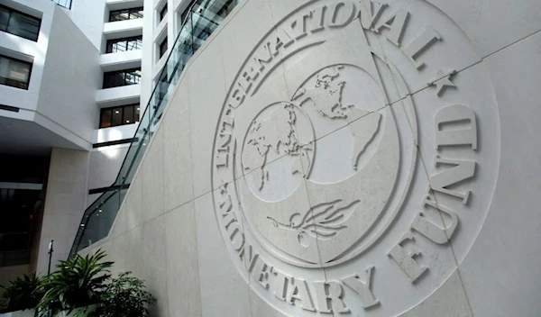 The International Monetary Fund logo is seen inside its headquarters at the end of the IMF/World Bank annual meetings in Washington, US, October 9, 2016. (Reuters)