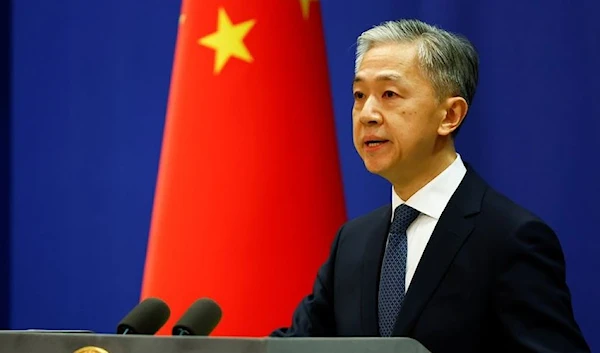 Chinese Foreign Ministry spokesperson Wang Wenbin speaks during a news conference in Beijing, China March 3, 2022. (REUTERS)