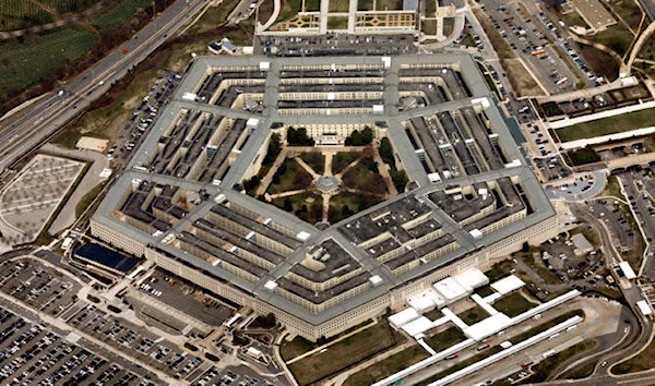 An aerial photo of the Pentagon in Washington DC, US, in 2019 (Reuters)