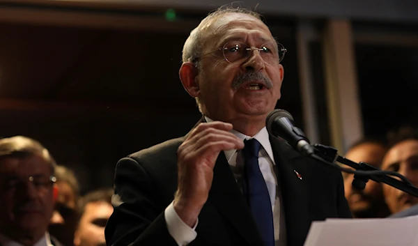 Kemal Kilicdaroglu, address after a six-party alliance nominated him as its common candidate to challenge President Recep Tayyip Erdogan, in Ankara, Turkey, Monday March 6, 2023. (AP)