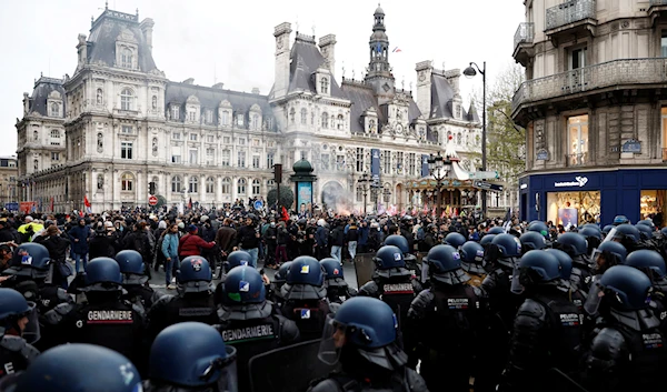 Protestors swarm Paris after Constitutional Council approves pension