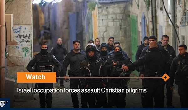 Israeli occupation forces assault Christian pilgrims