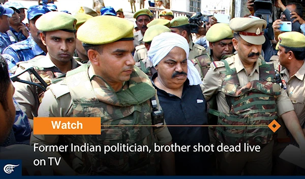 Former Indian politician, brother shot dead live on TV