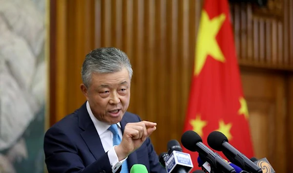 Liu Xiaoming speaks during a news conference in London, Britain August 15, 2019. (Reuters)