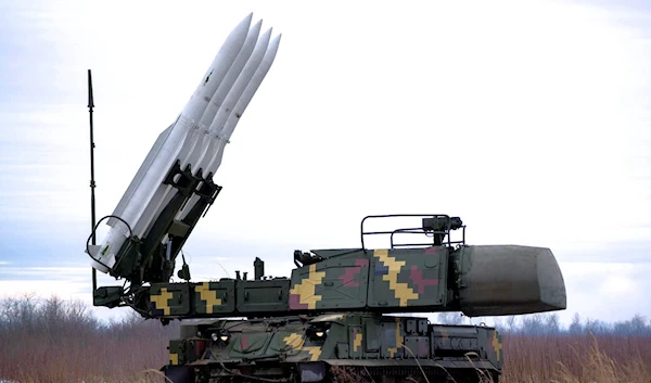 Ukrainian  Buk-M1 anti-air missile system, also called SA-11 by NATO. (Ukraine MoD)