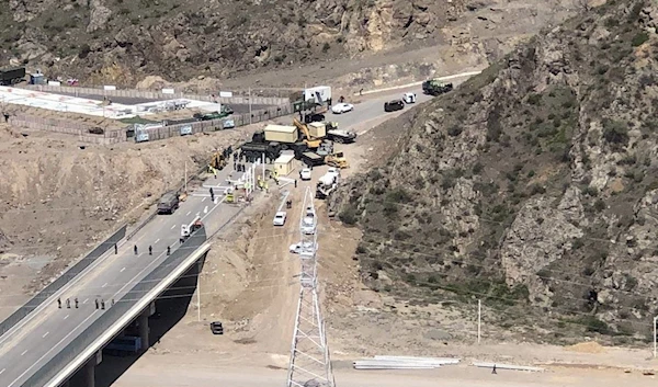 Azerbaijan Border Checkpoint in Lachin Corridor April 23 2023 (social media)