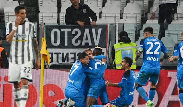 Fans greet Napoli after victory with Juve