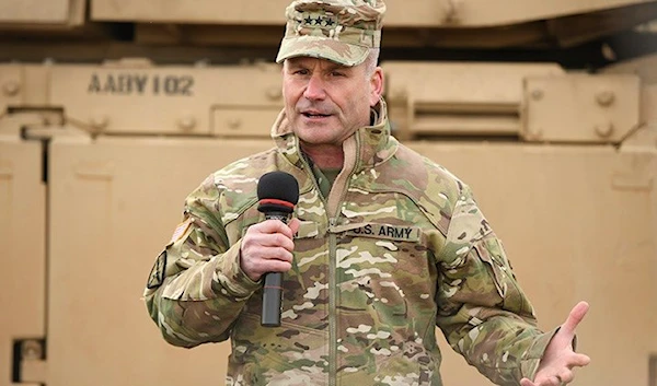 Gen. Christopher Cavoli, European Commander of the US Army, in Bremen, Germany, on Feb. 21, 2020 (AP)