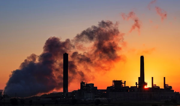 In this July 27, 2018, file photo, the Dave Johnson coal-fired power plant is silhouetted against the morning sun in Glenrock, Wyo. (AP)