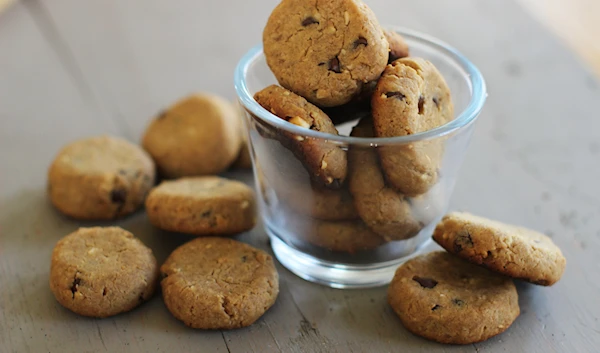 This Oct. 12, 2015, photo, shows peanut butter chocolate chip cookies in Concord, N.H. (AP)