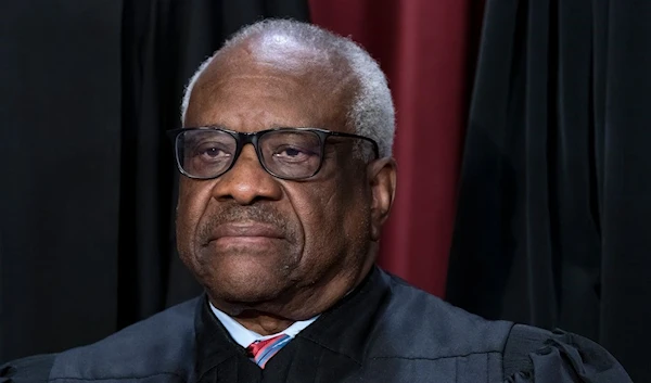 An undated photo for Justice Clarence Thomas (AP)