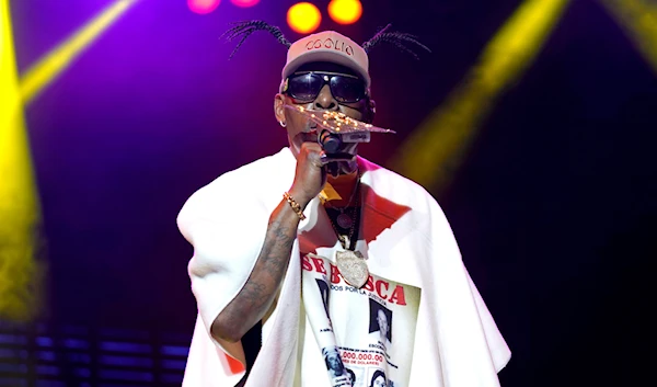 Coolio performs during the "I Love The 90's" tour on Aug. 7, 2022, at RiverEdge Park in Aurora, Ill. (AP)