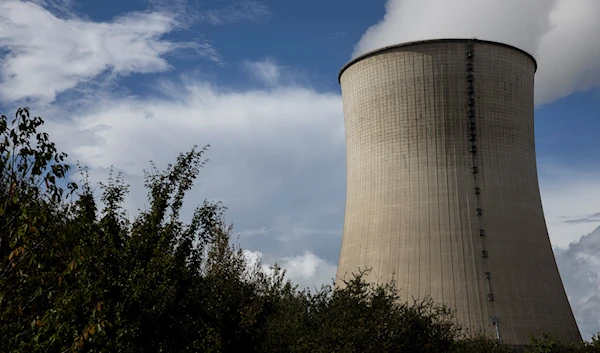 The Cattenom Nuclear Power Plant in Cattenom, eastern France, September 8, 2022 (AP)