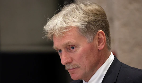 Kremlin spokesman Dmitry Peskov attends a news conference of Russian President Vladimir Putin following the Shanghai Cooperation Organization (SCO) summit in Samarkand, Uzbekistan on September 16, 2022 (Reuters)