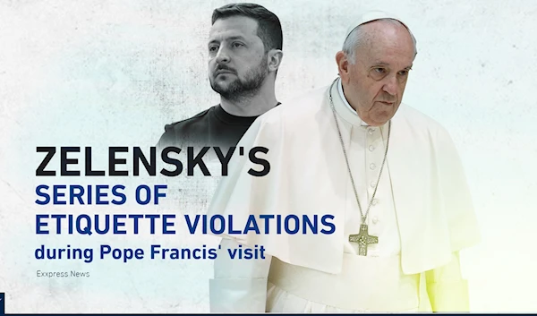 Zelenski's series of etiquette violations during Pope Francis' visit