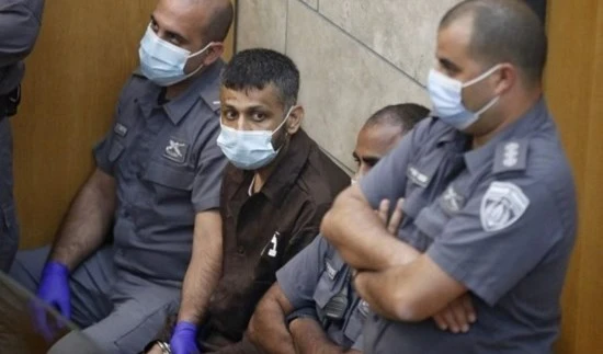 Prisoner Muhammad Aridah during his trial (Archive)