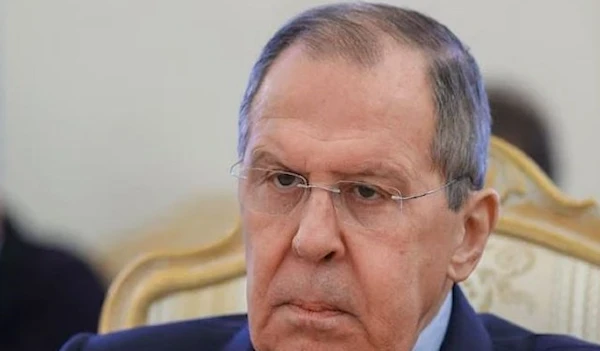 Russian Foreign Minister Sergei Lavrov attends a meeting with German Foreign Minister Annalena Baerbock in Moscow, Russia January 18, 2022. (Reuters)