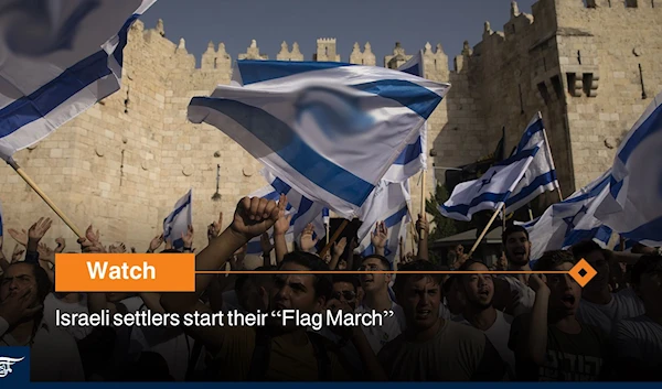 Israeli settlers start their “Flag March”