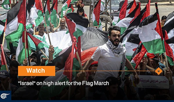 "Israel" on high alert for the Flag March