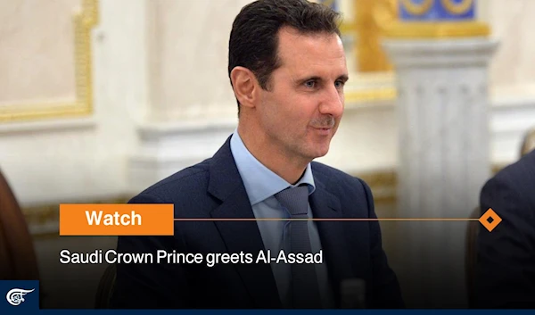 Saudi Crown Prince greets Al-Assad