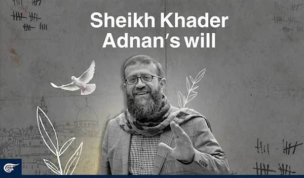 Sheikh Khader Adnan’s will