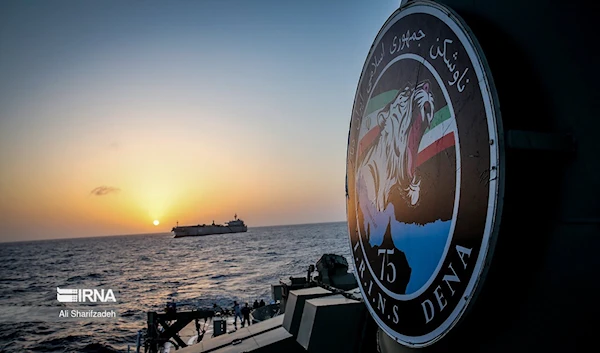 Iran's 86th Naval flotilla, comprised of Iranian-built destroyer Dena and the Makran port ship, arrived in the Persian Gulf waters on May 17, 2023 after navigating around the world in a mission codenamed "360-Degree". (IRNA photos/Ali Sharifzadeh)